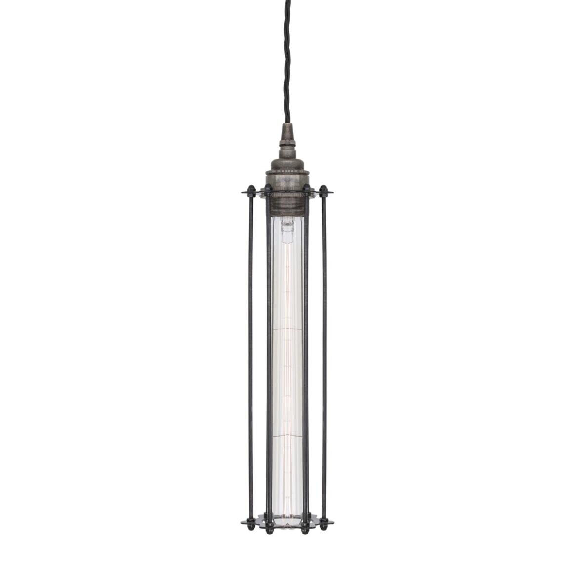 Beirut Industrial Slender Cage Pendant Light main product image