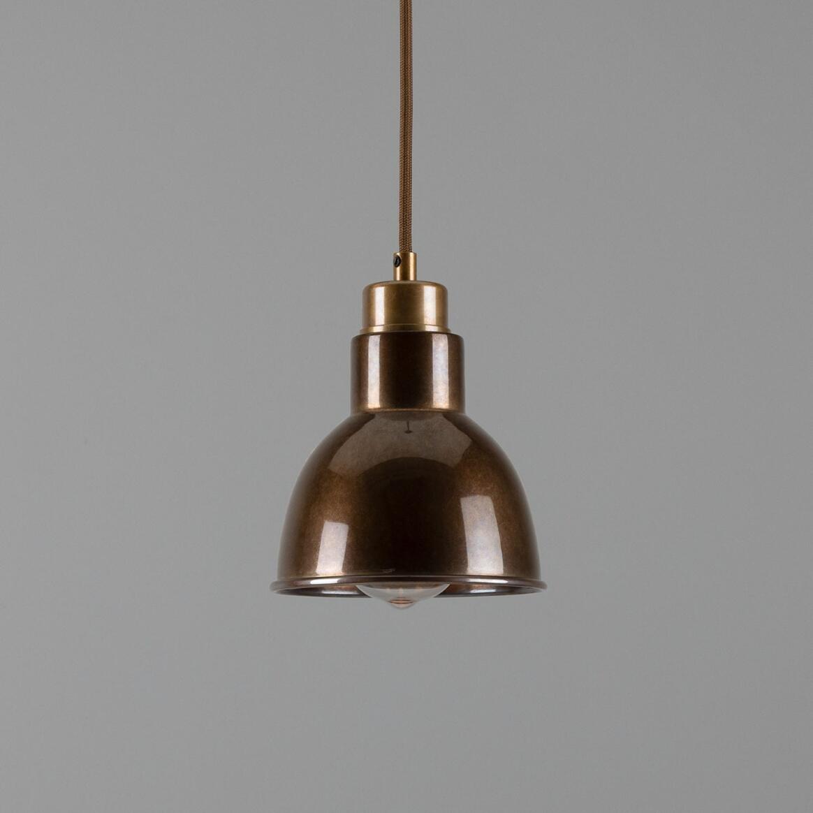 Baku Vintage Brass Pendant Light 6" main product image