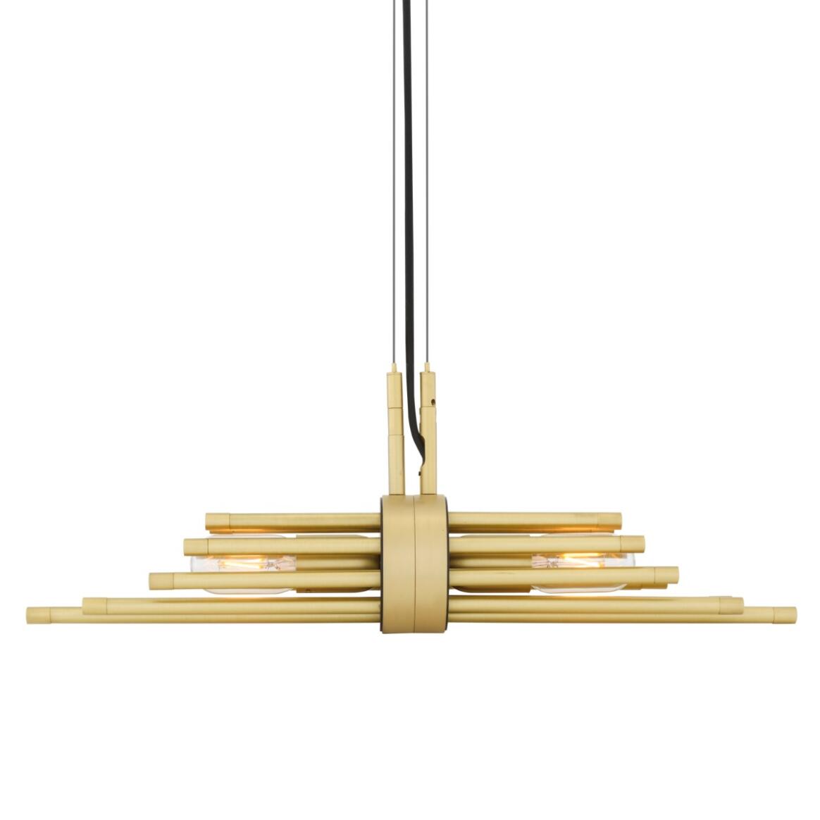 Victoria Modern Brass Sleeve Pendant Light main product image