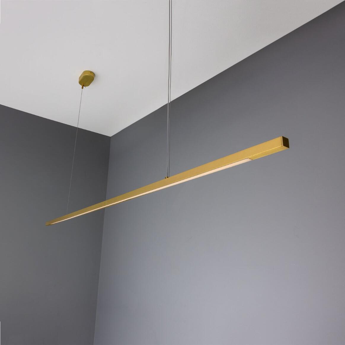 Fairfield Contemporary Brass LED Linear Pendant main product image
