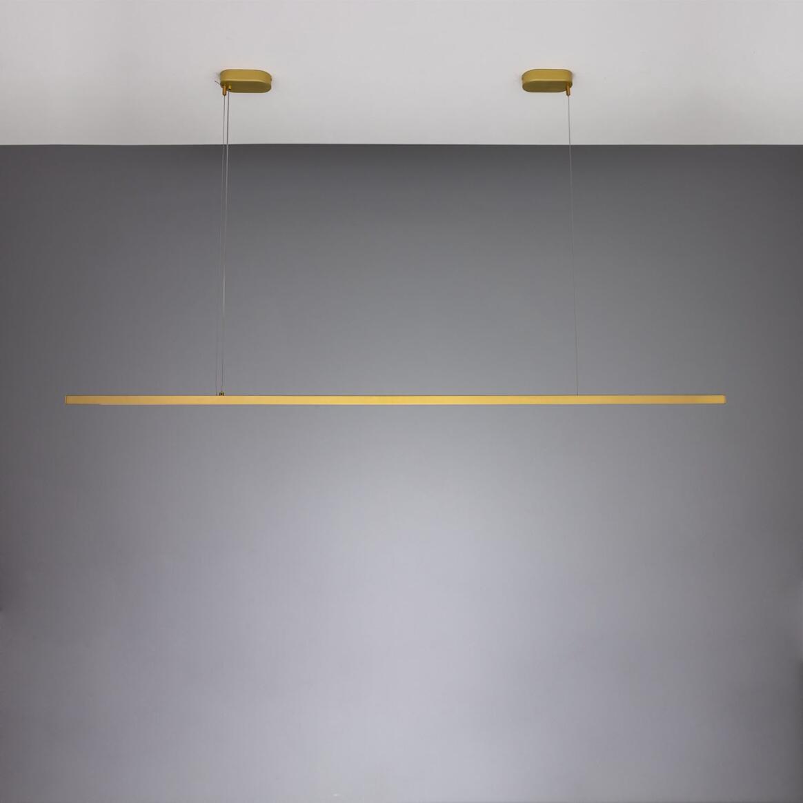 Fairfield Contemporary Brass LED Linear Pendant main product image