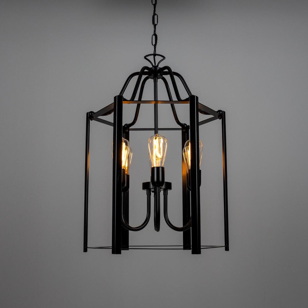 Portroe Indoor Hanging Pendant Lantern, 4-6 Light 25.5