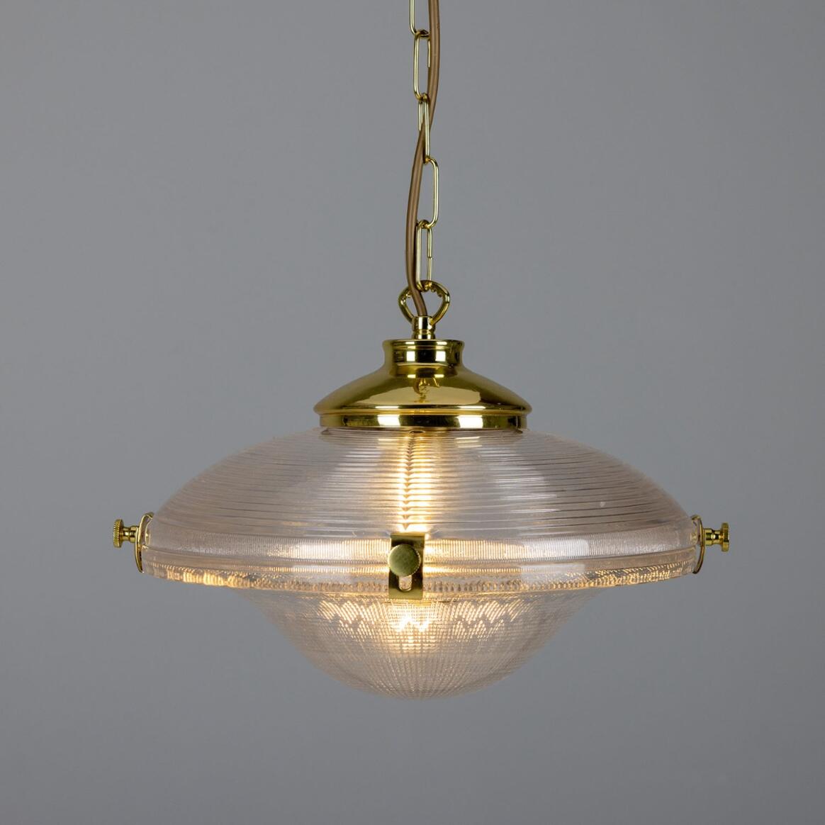 Ozark Victorian Vintage Glass Pendant Light 13" main product image