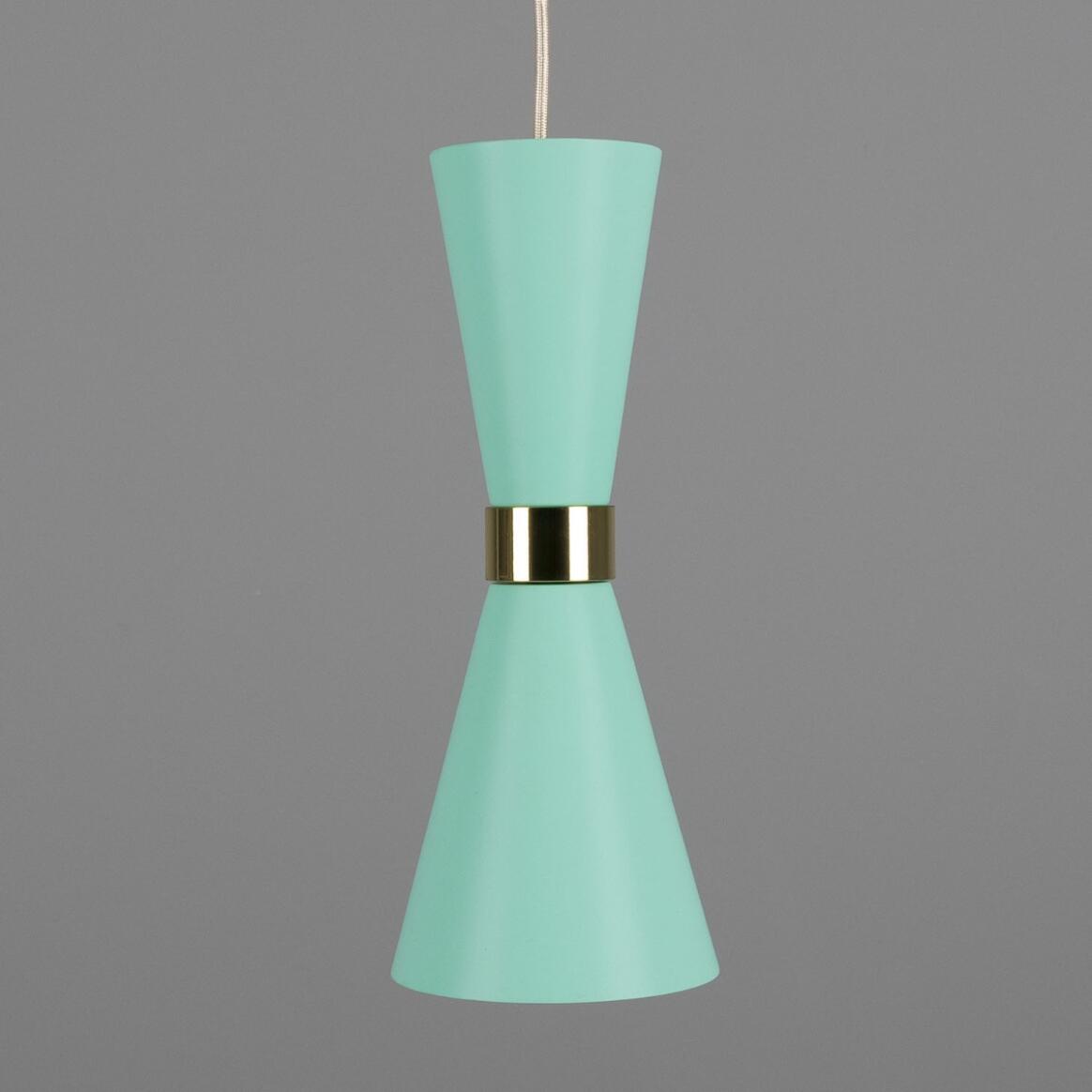 Cairo Mid-Century Coloured Pendant Light Mullan Lighting