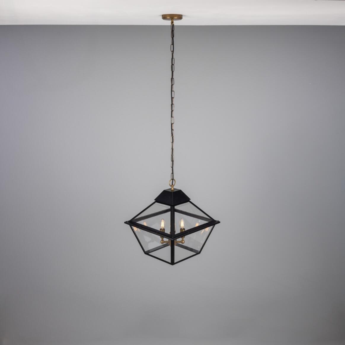 LANTERNE EN MÉTAL ROND AJOURÉ D15 - Objet déco/Chandelier & Lanterne