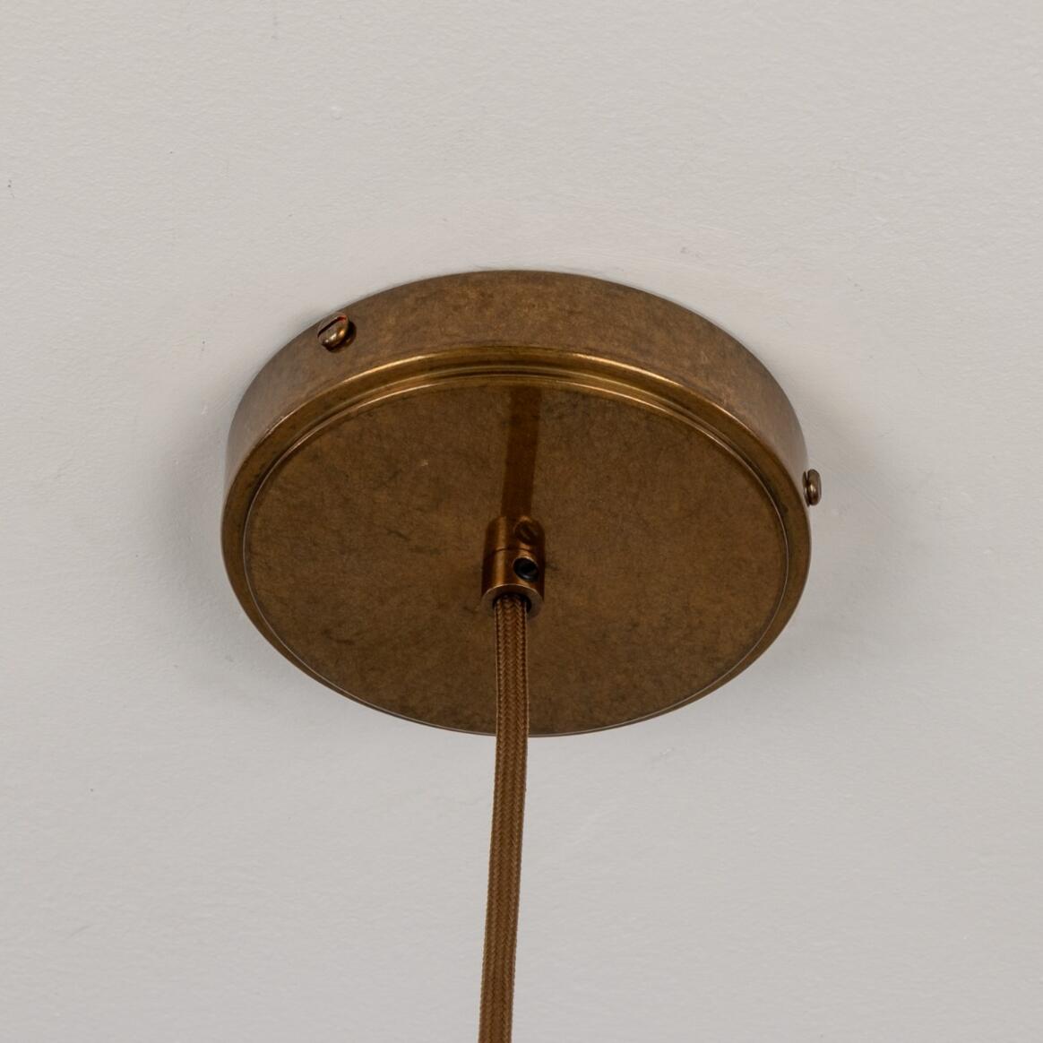Rhus Ceramic Terracotta Pendant with White Glazed Rim | Mullan