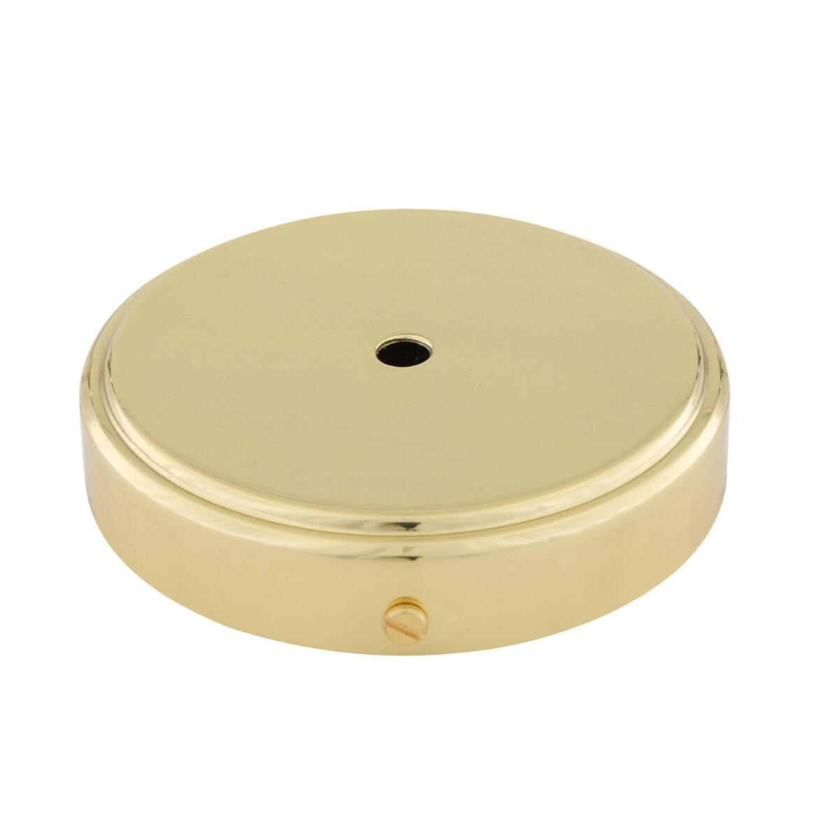Pressed Brass Wall Bracket / Ceiling Rose 4.75" main product image