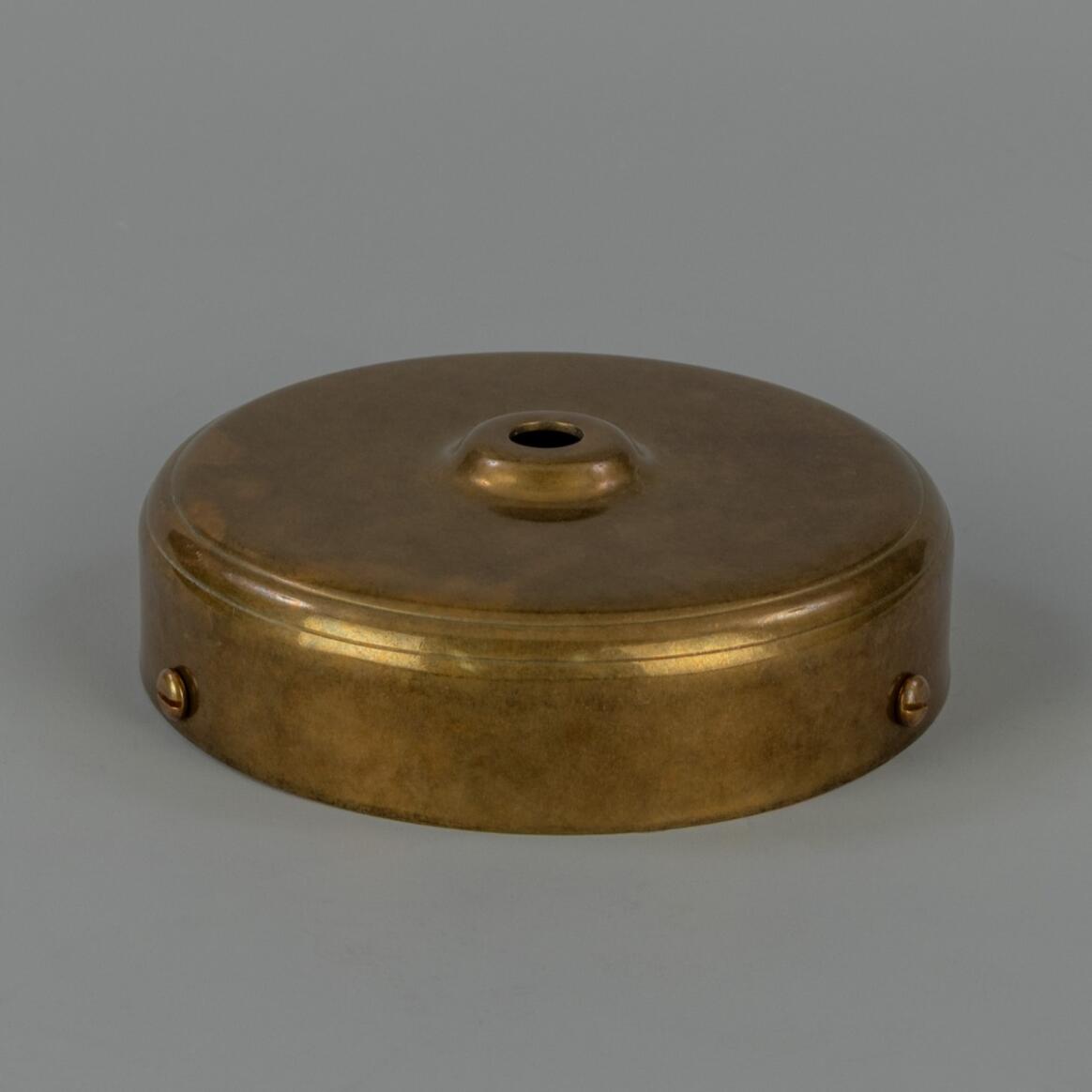 Brass Ceiling Rose 4.75", 0.75" thick main product image