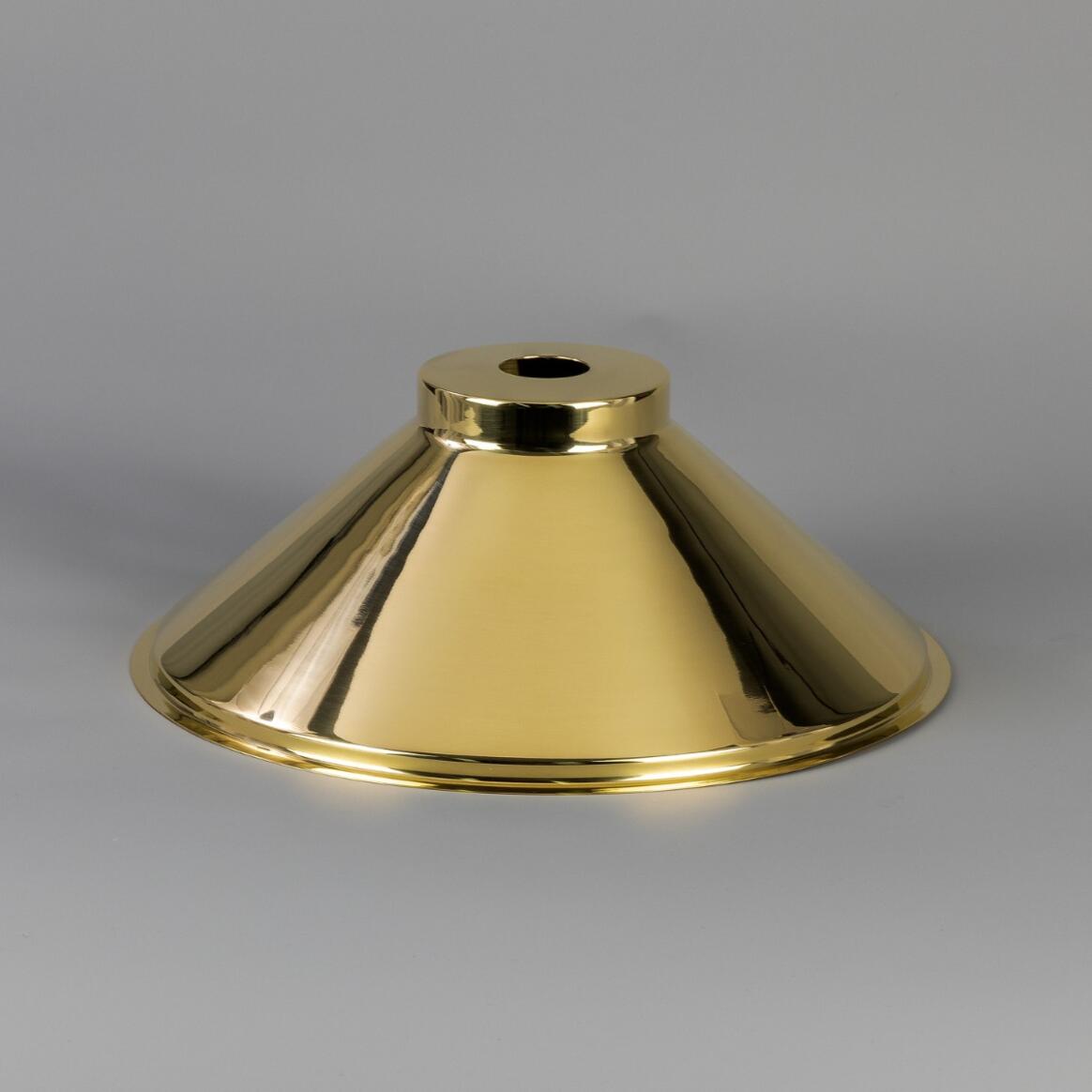 Rio Raw Brass Lamp Shade 15" main product image