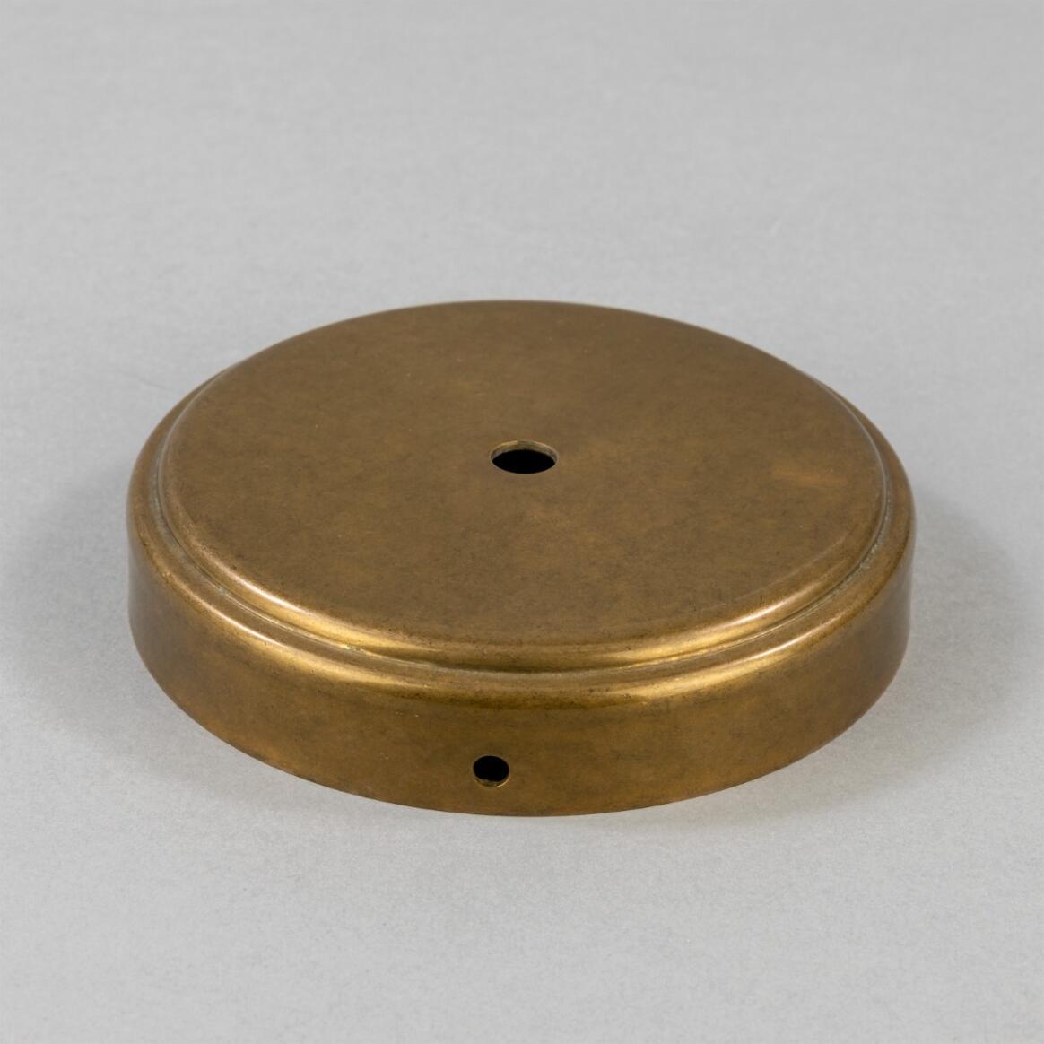 Pressed Brass Ceiling Rose 12cm, 1mm Thick main product image