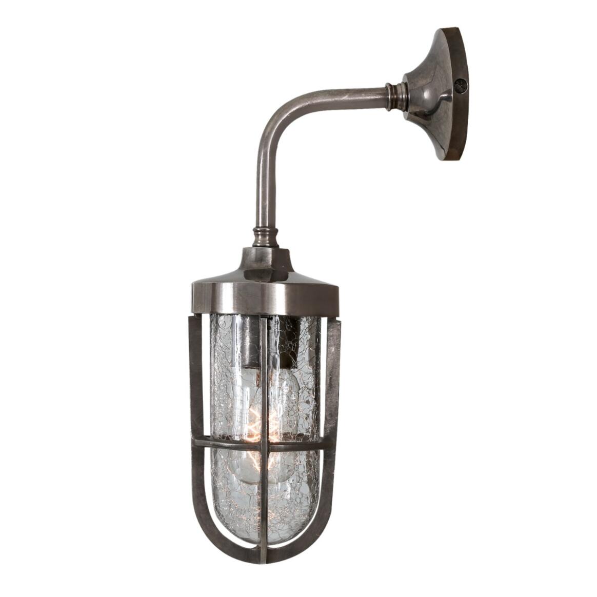 Carac Industrial Well Glass Wall Sconce IP65 main product image