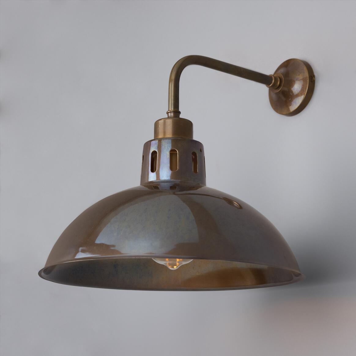 Paris Industrial Brass Wall Light 30cm main product image