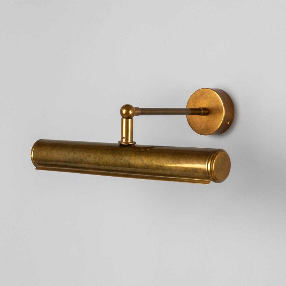 Galle Fixed-Arm Solid Brass Picture Light 35.5cm IP65 main product image