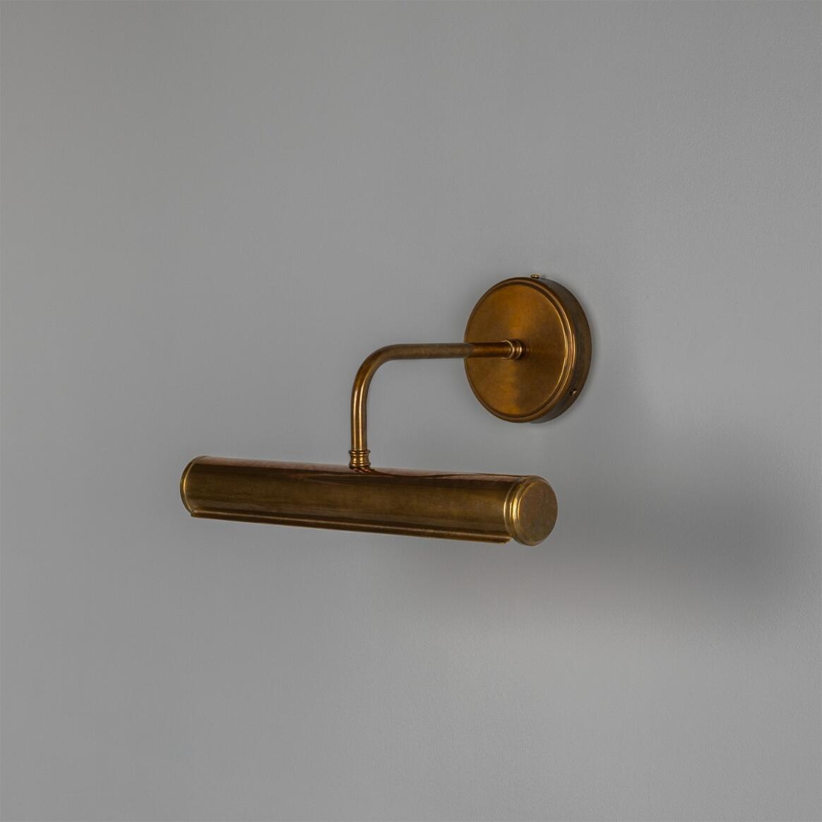 Galle Fixed-Arm Solid Brass Picture Light 14" IP65 Wet-Rated main product image