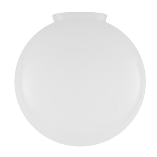 Large Opal Glass Globe Light Shade 15.75", Neck Size 6"
