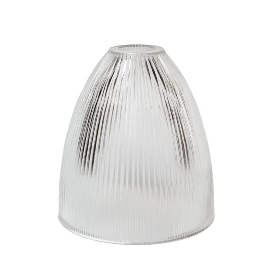 Prismatic Glass Lamp Shade 7.75", Neck Size 1.75"