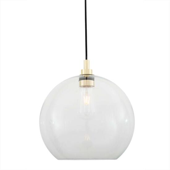 Leith Open Globe Bathroom Pendant Light 13.75" IP65