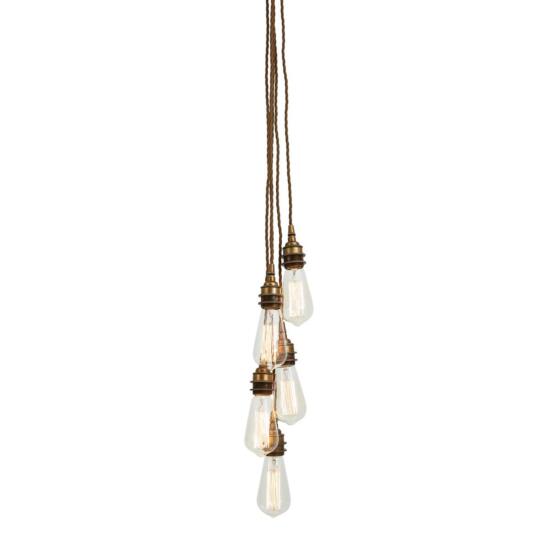 Lome Vintage 3-10 Light Pendant Cluster 8cm IP20