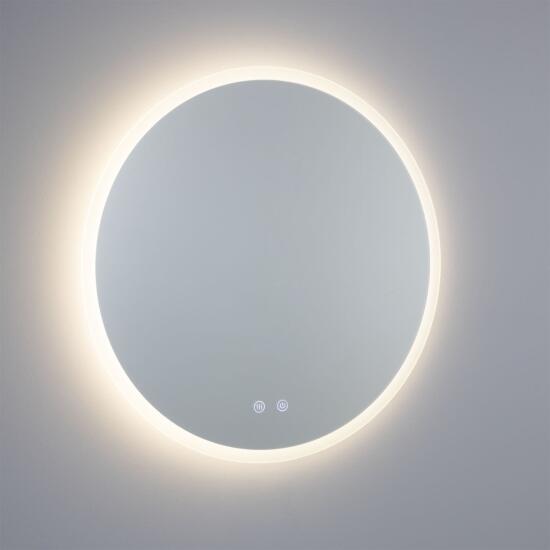 Miroir de salle de bain circulaire Sintra rétro-éclairé par LED 60cm