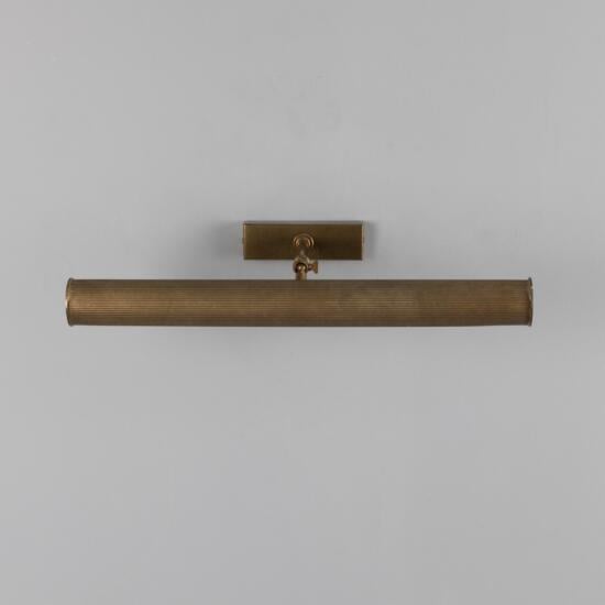 Cambridge Adjustable Reeded Brass Picture Light 20" IP20