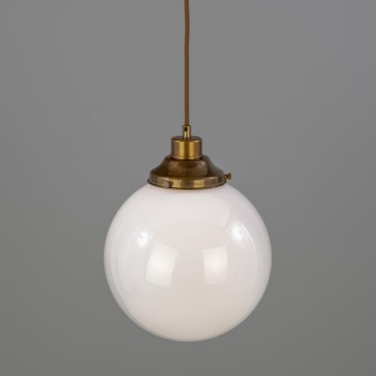 Gentry Opal Glass Globe Pendant Light 9.75" IP20