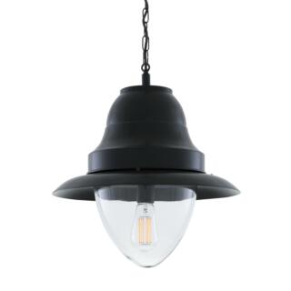 Scottsdale Fisherman Outdoor Pendant Light IP44 43cm, Matt Black