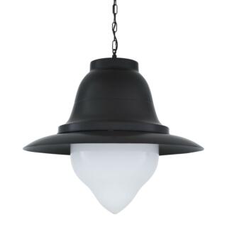 Knightsdale Large Fisherman Pendant Light IP44 74cm, Matt Black