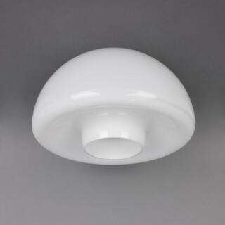 Matte Opal Mushroom Glass Lamp Shade 26cm