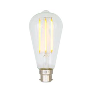 B22 LED Teardrop Filament Bulb Dimmable 4W 2300k 350lm 14.2cm