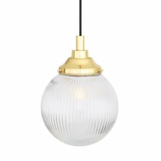 Cherith Prismatic Globe Pendant Light 20cm IP44