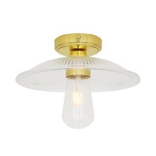 Gal Prismatic Bathroom Ceiling Light 30cm IP65