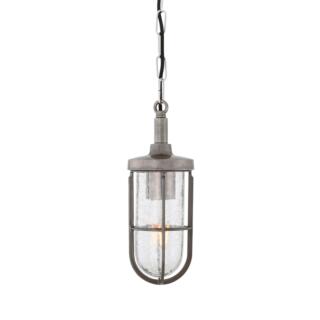 Owel A Nautical Brass Cage Pendant Light IP66