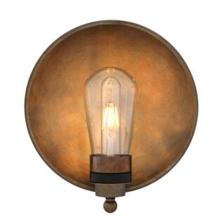 Galit Brass Dish Wall Sconce IP65