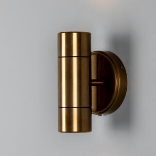Lana Up / Down Brass Wall Sconce IP44 / IP65