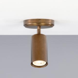 Evanston Directional Brass Ceiling Spot Light, Antique Brass