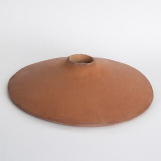 Pyrus Ceramic Lamp Shade, Red Iron 27cm