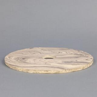 Bog Oak White and Black Marble Ceramic Lamp Shade 28cm
