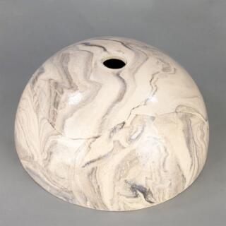 Kauri Marbled Ceramic Dome Shade, 37cm