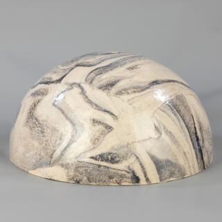 Kauri Marbled Ceramic Dome Shade, 37cm