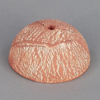 Ferox Red Iron Half Sphere Ceramic Lamp Shade 14cm