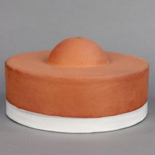 Seville Terracotta&White Ceramic Lamp Shade 28cm