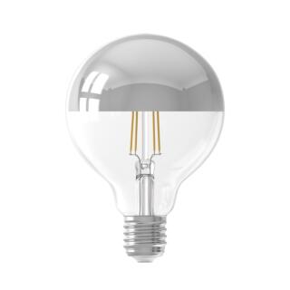 Ampoule LED Filament Miroir Chromé Dimmable E27 4W 2300K 280lm 9,5cm