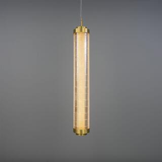 Ashford Neo-Victorian Pendant Light, Satin Brass