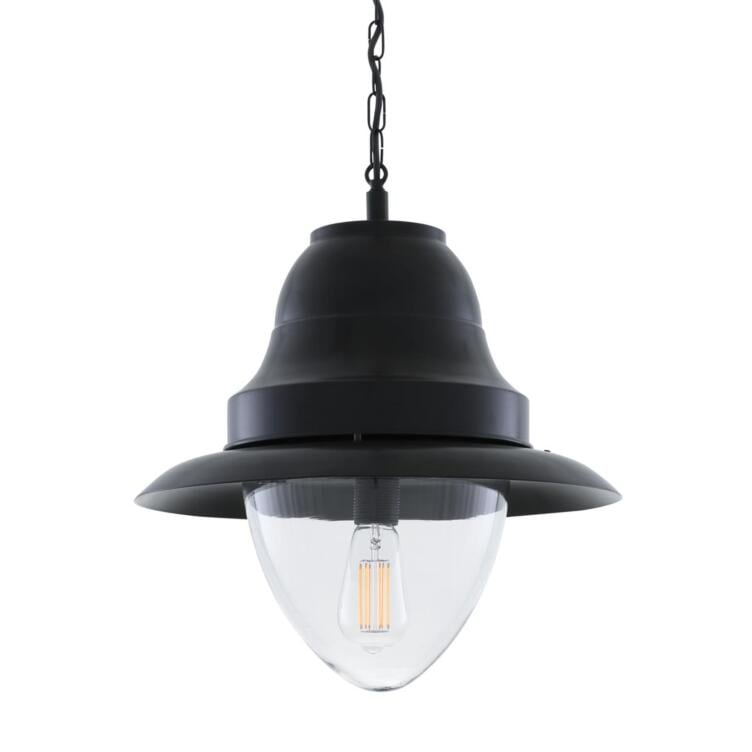 Scottsdale Fisherman Outdoor Pendant Light IP44 43cm, Matt Black Scottsdale Fisherman Outdoor Pendant Light IP44 43cm, Matt Black