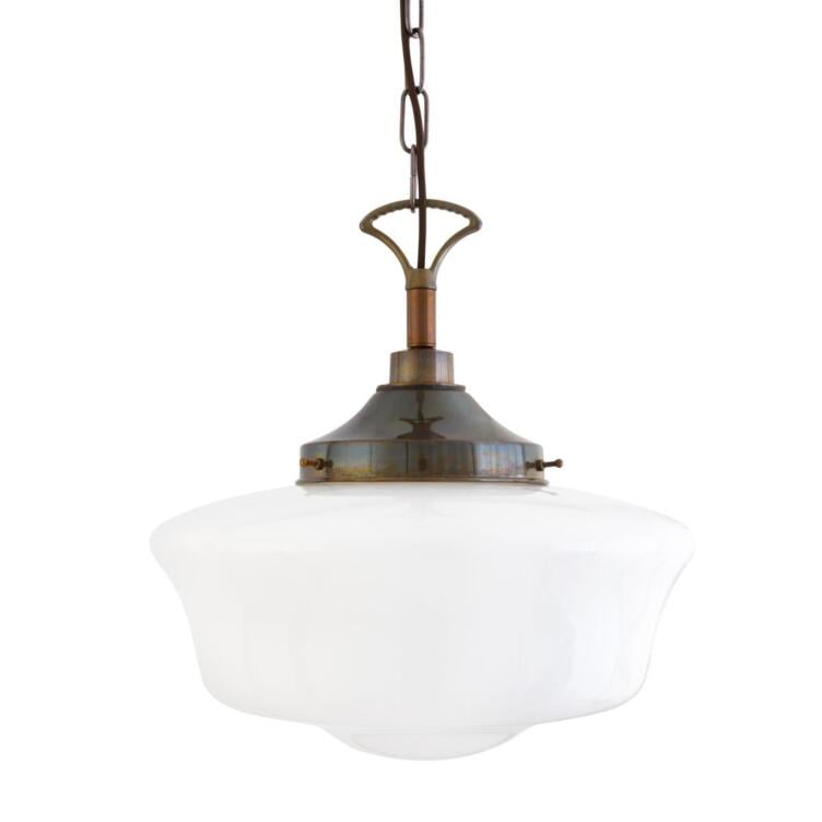 Anath Schoolhouse Bathroom Pendant Light 13.75" IP44 Anath Schoolhouse Bathroom Pendant Light 13.75" IP44
