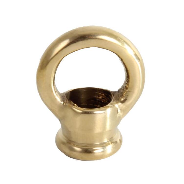 Closed Brass Hook for Ceiling Light Chandelier, M10 Thread