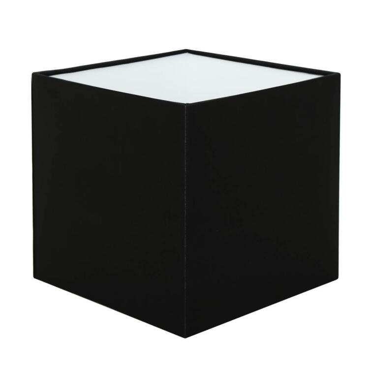 Cube square fabric lamp shade 7.75"