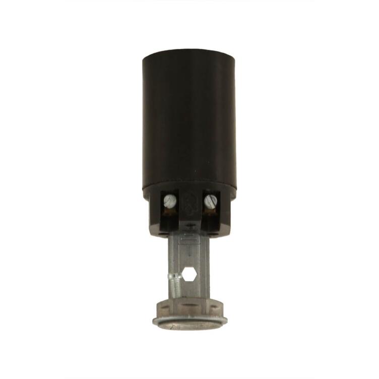 E14 Candle Lamp Holder, Black