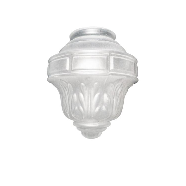 Victorian Style Pineapple Glass Lamp Shade 14.5cm, Neck Size 8cm