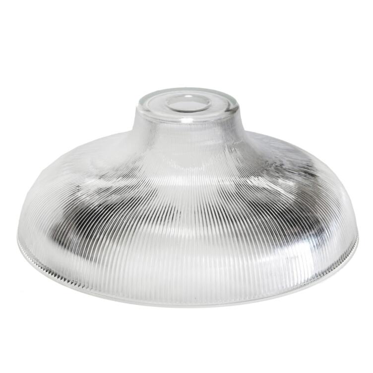 Prismatic Railway Glass Shade 15.75", Neck Size 1.5"